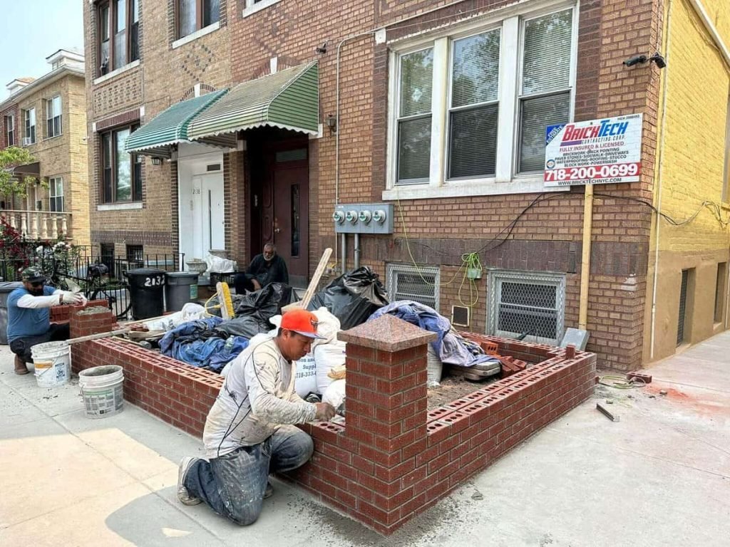 Repairing Retaining Wall In NYC