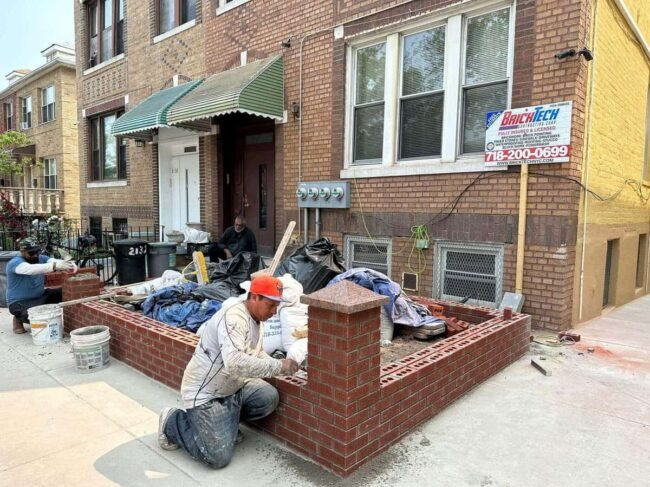 Repairing Retaining Wall In NYC