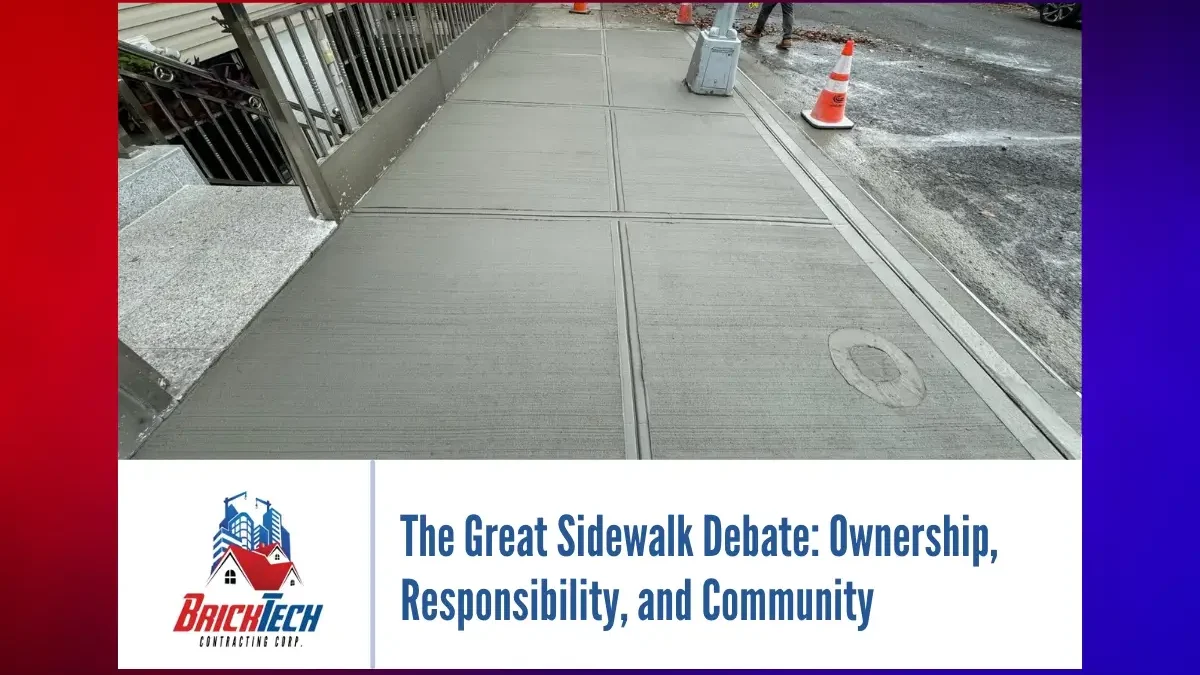The Great Sidewalk Debate In NYC - Ownership, Responsibility, and Community