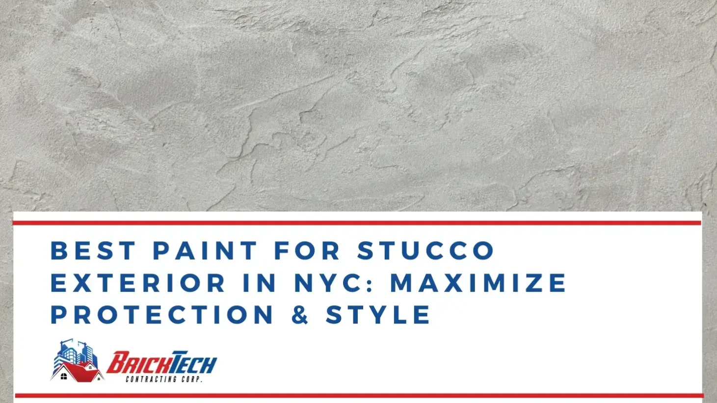 Best Paint for Stucco Exterior in NYC