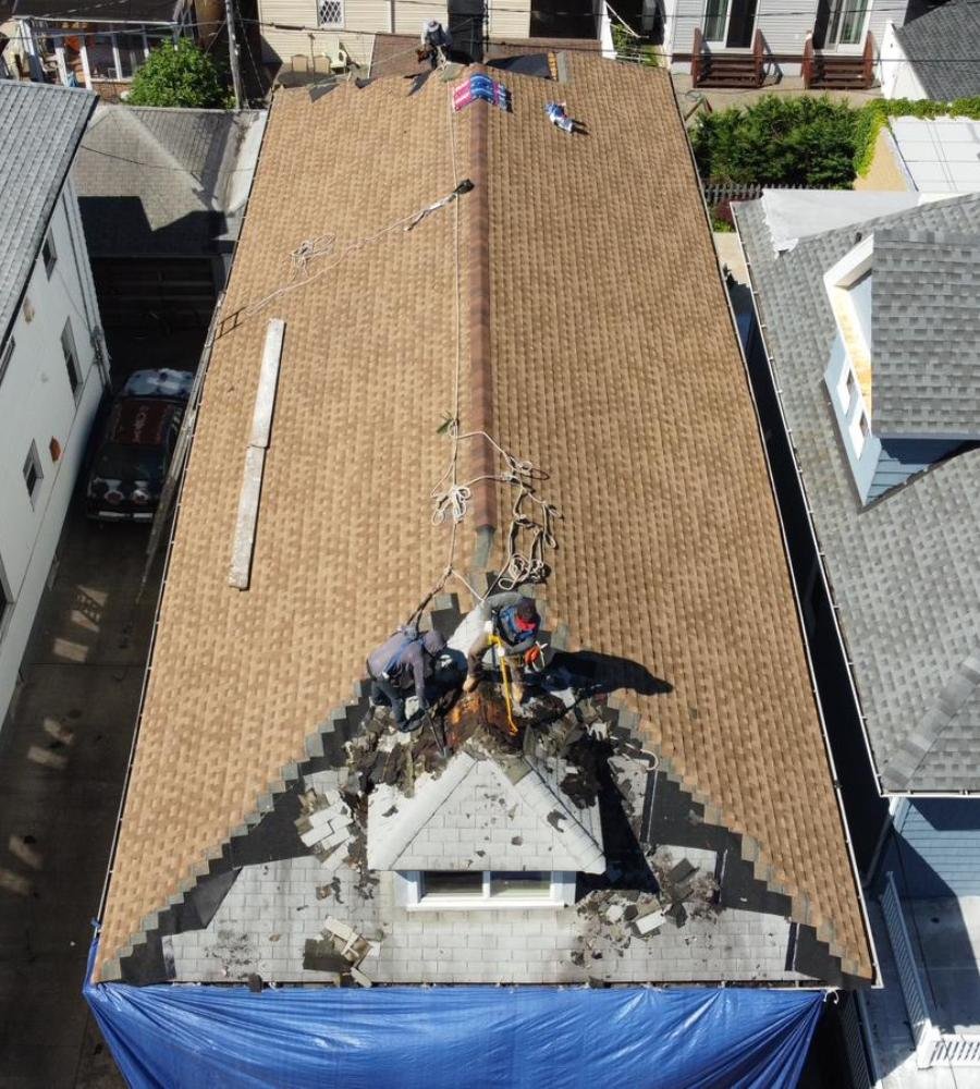 Roofing construction company near me in Bayridge, NY by Brick Tech