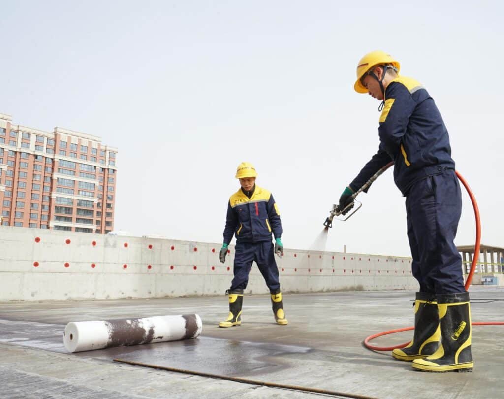 Flat roof installation in Williamsburg, NY for loft-style apartments