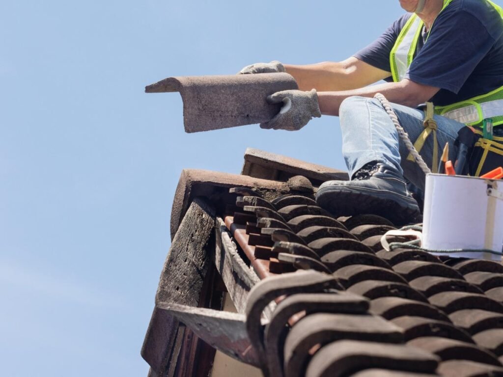 Bushwick shingle roof repair by Brick Tech team
