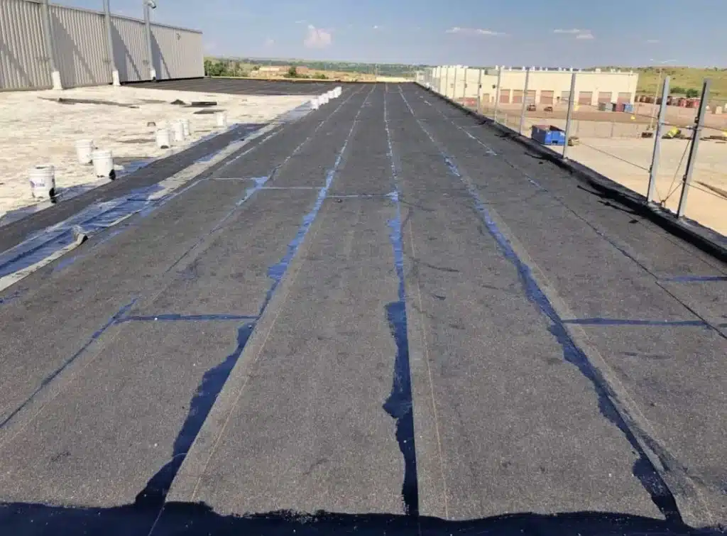 Commercial flat roof installation in Brooklyn, NY