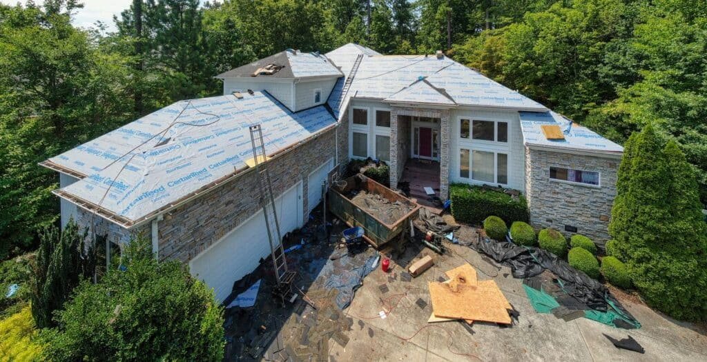 Complete flat roof installation in Borough Park after tear-off