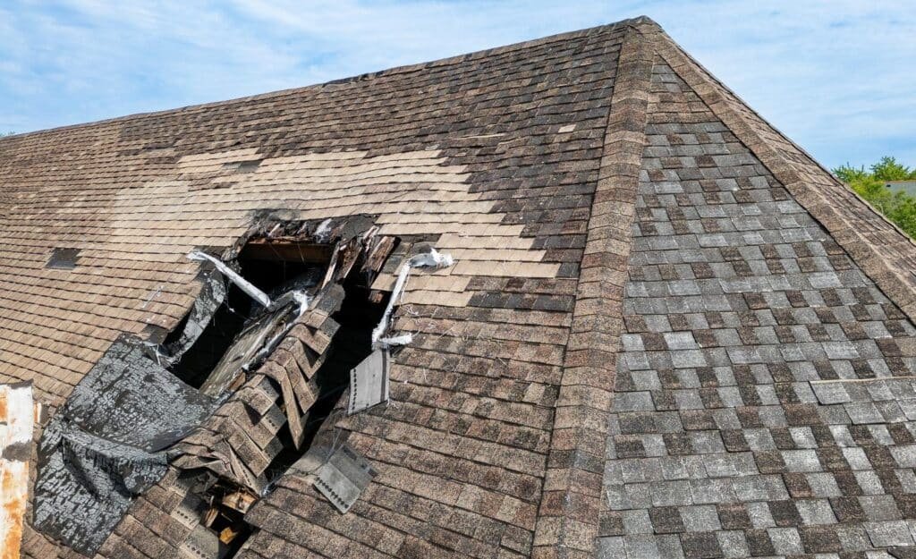 Roof replacement in Park Slope, NY on a restored brownstone