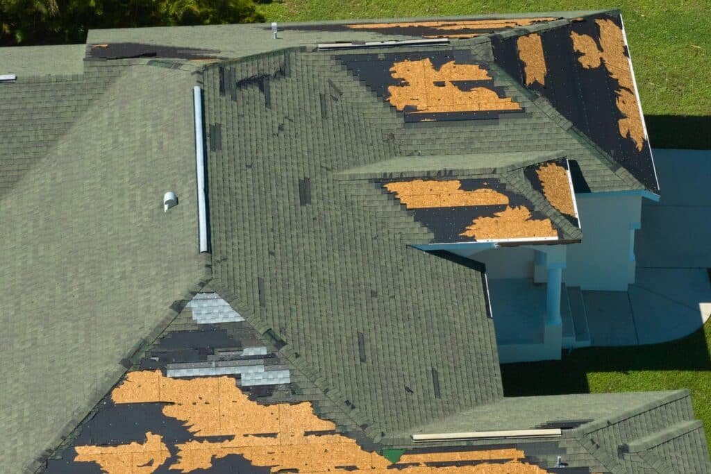 Shingle and flashing repair on a Bensonhurst roof