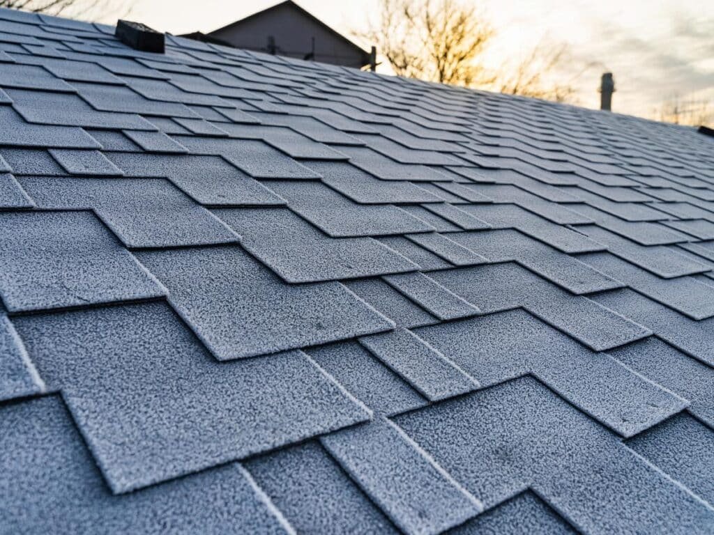 Slate shingle and valley repair on a Park Slope brownstone