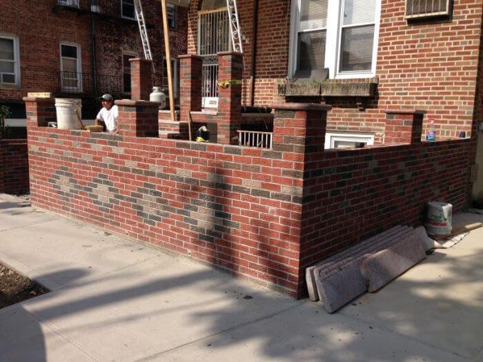Brick pointing on a residential home in Canarsie, NY by Brick Tech Contracting Corp