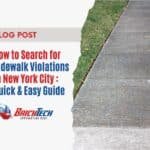 How to Search for Sidewalk Violations in New York City Quick & Easy Guide