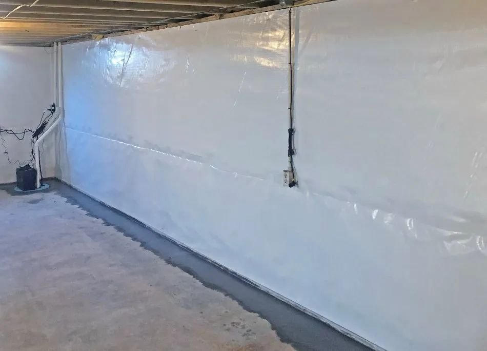 Basement waterproofing project in Bay Ridge, NY by Brick Tech