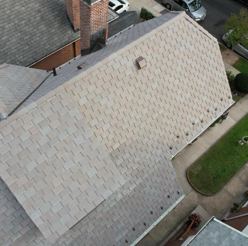 Roof replacement on a residential home in Dyker Heights, NY