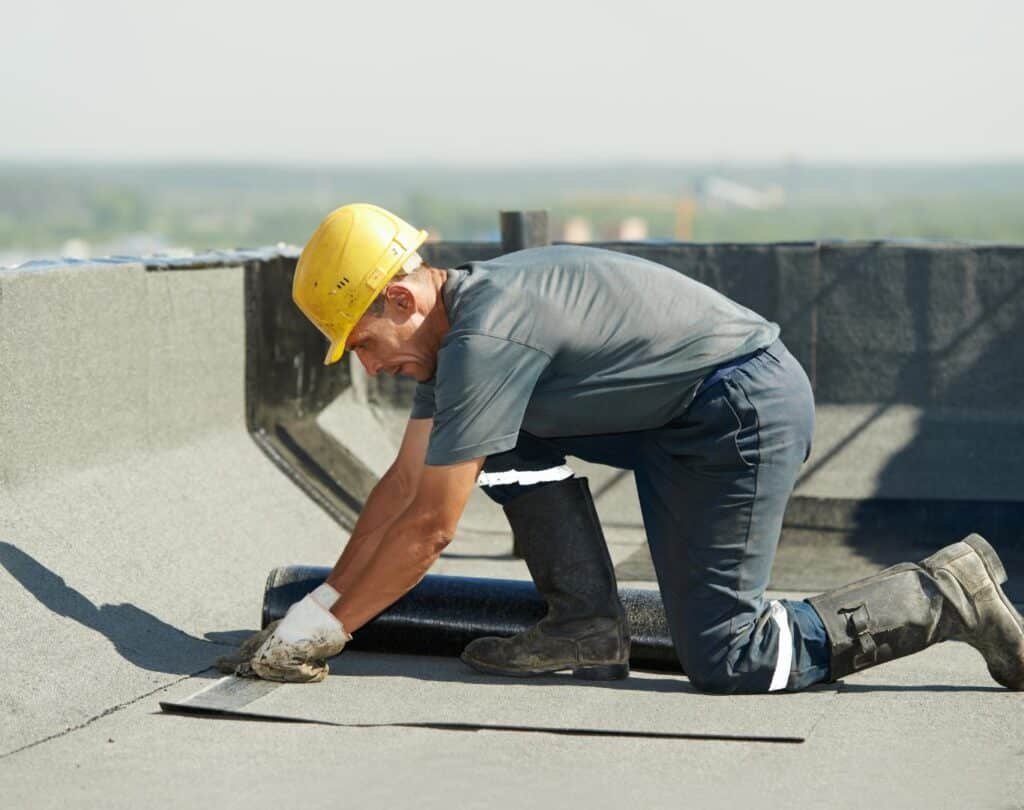 Commercial roof installation in Bushwick, NY by Brick Tech Contracting Corp
