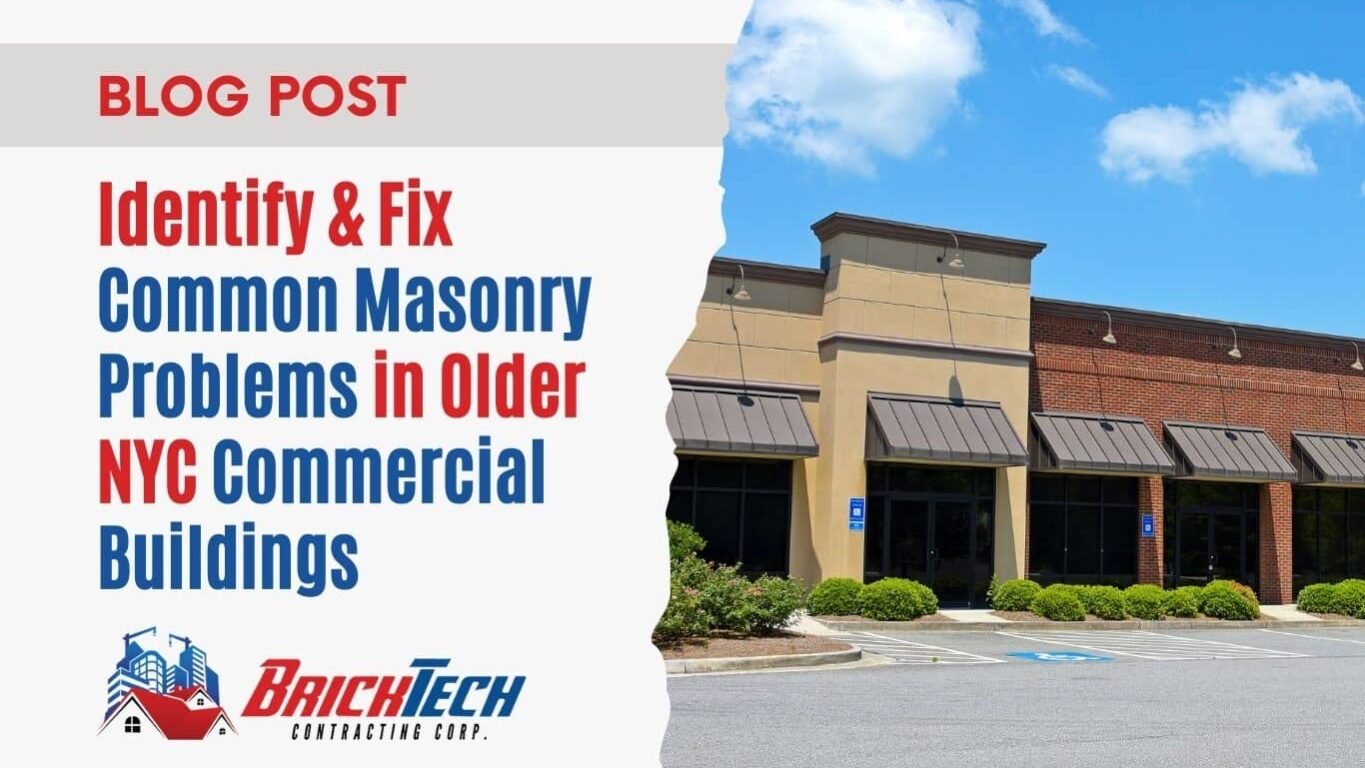 Identify & Fix Common Masonry Problems in Older NYC Commercial Buildings