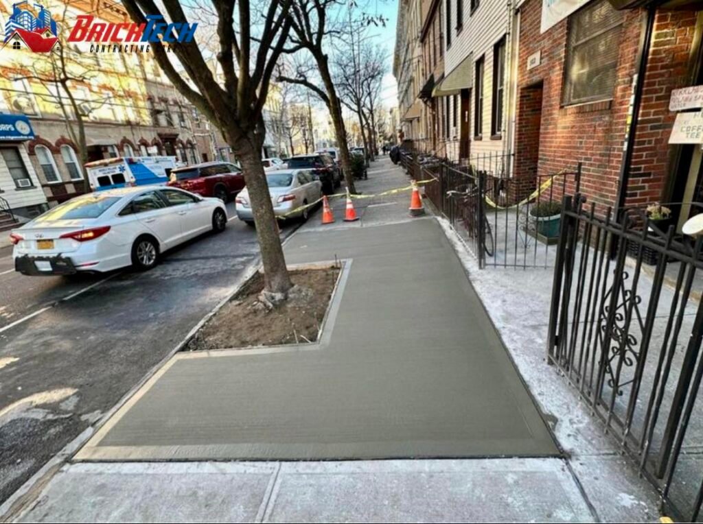 DOT sidewalk violation correction in Sunset Park, NY