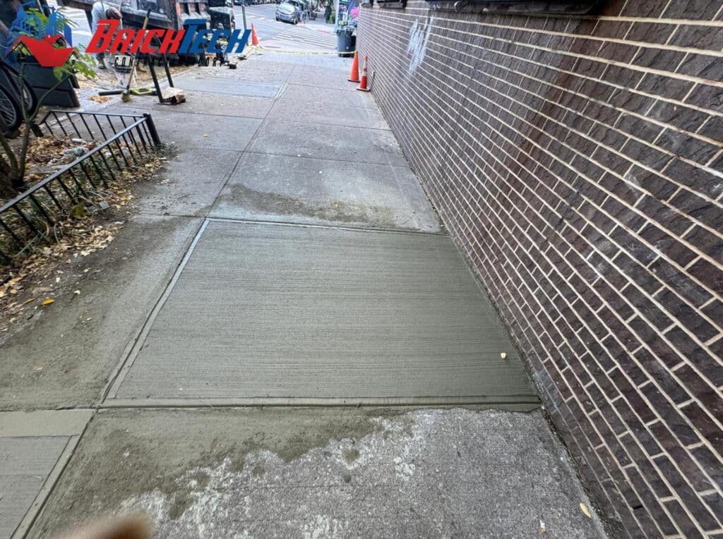 DOT sidewalk violation repair project in Bay Ridge, NY
