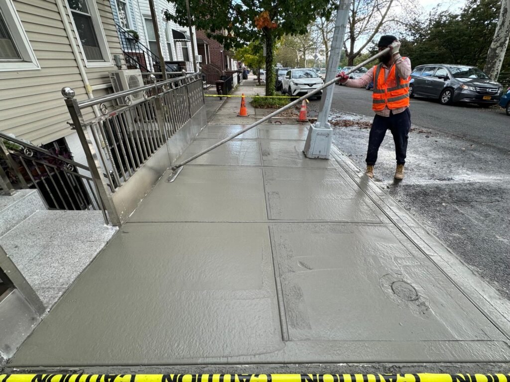 High-quality sidewalk repair services in Queens, NY delivered by Brick Tech Contracting Corp