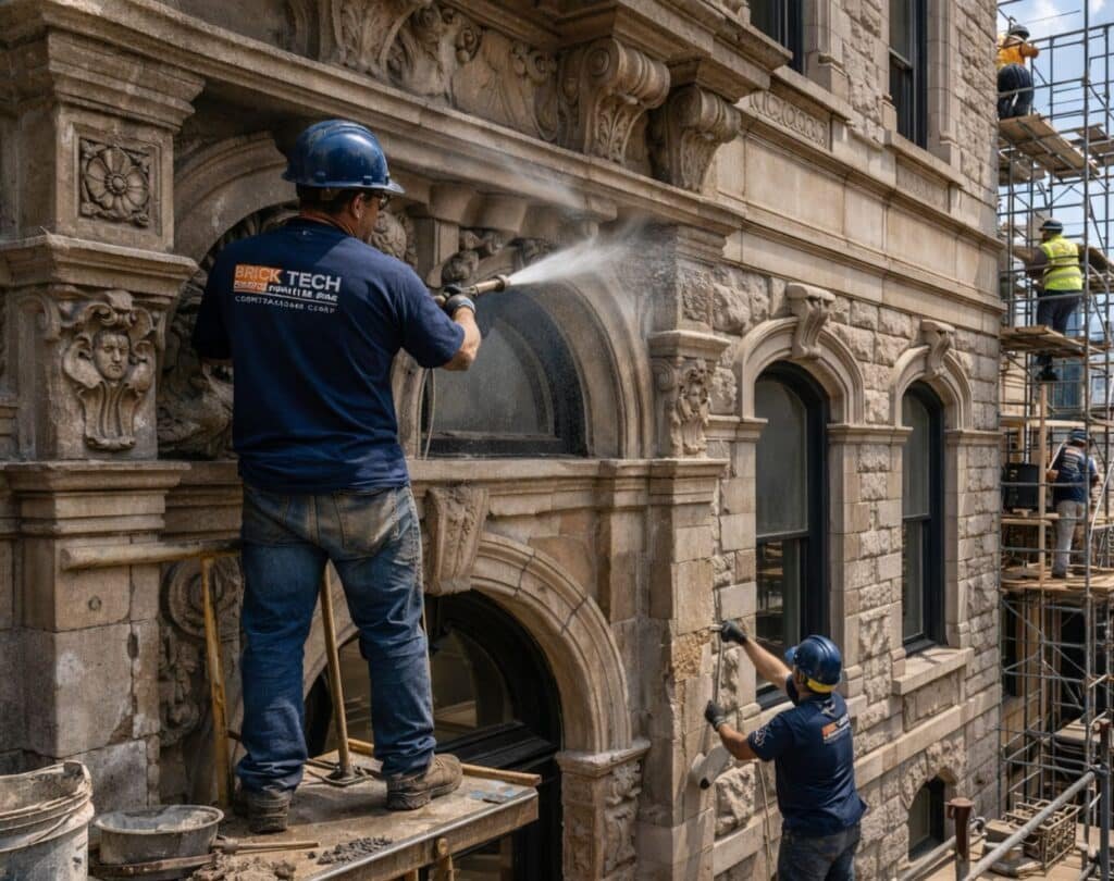Professional Landmark Restoration in New York City by Brick Tech Contracting Corp