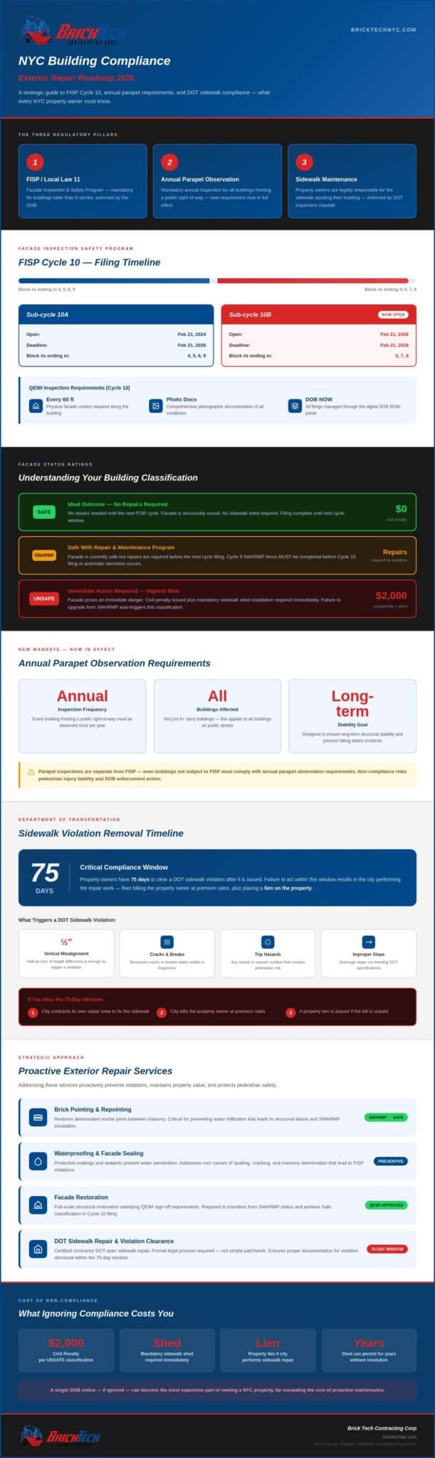 NYC Building Compliance and Exterior Repair: The 2026 Property Owner’s Guide