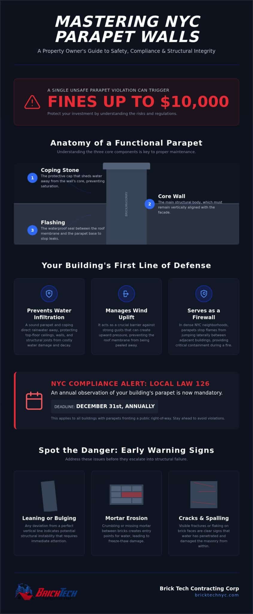 Parapet Wall Construction in New York: A Guide for Property Owners