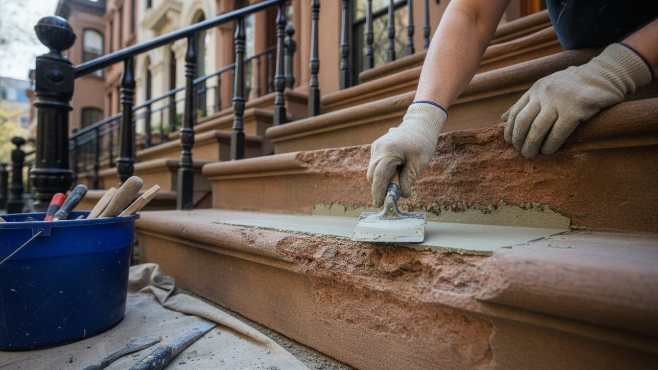 Brownstone Stoop Repair NYC: The 2026 Property Owner’s Restoration Guide