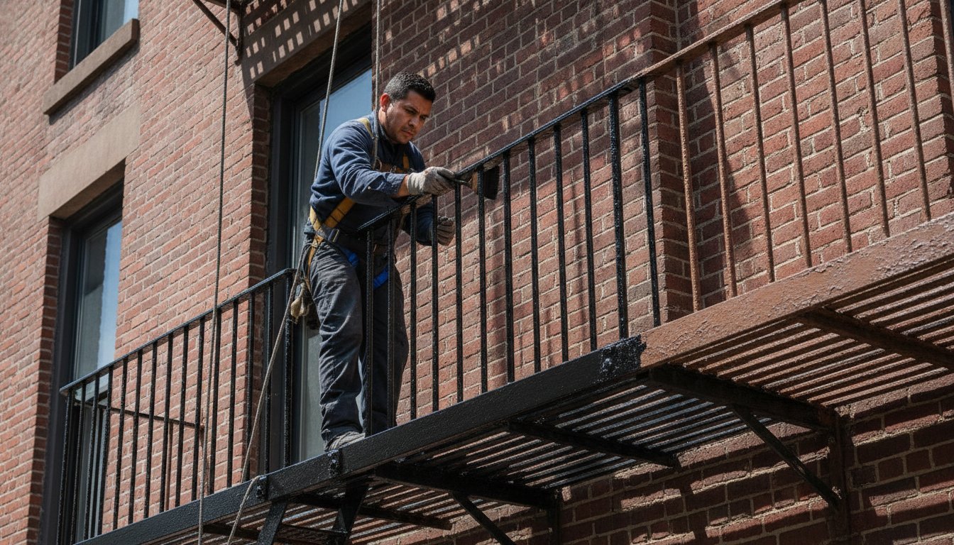 Fire Escape Painting NYC: 2026 Compliance and Restoration Guide