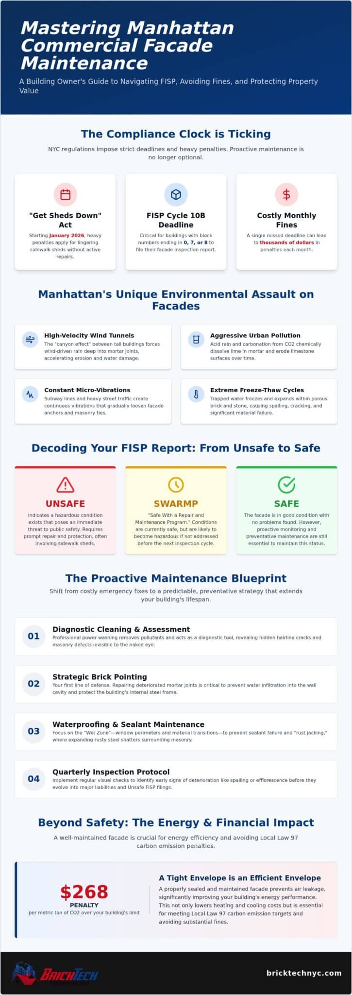 Commercial Building Facade Maintenance Manhattan: The 2026 Property Owner’s Guide