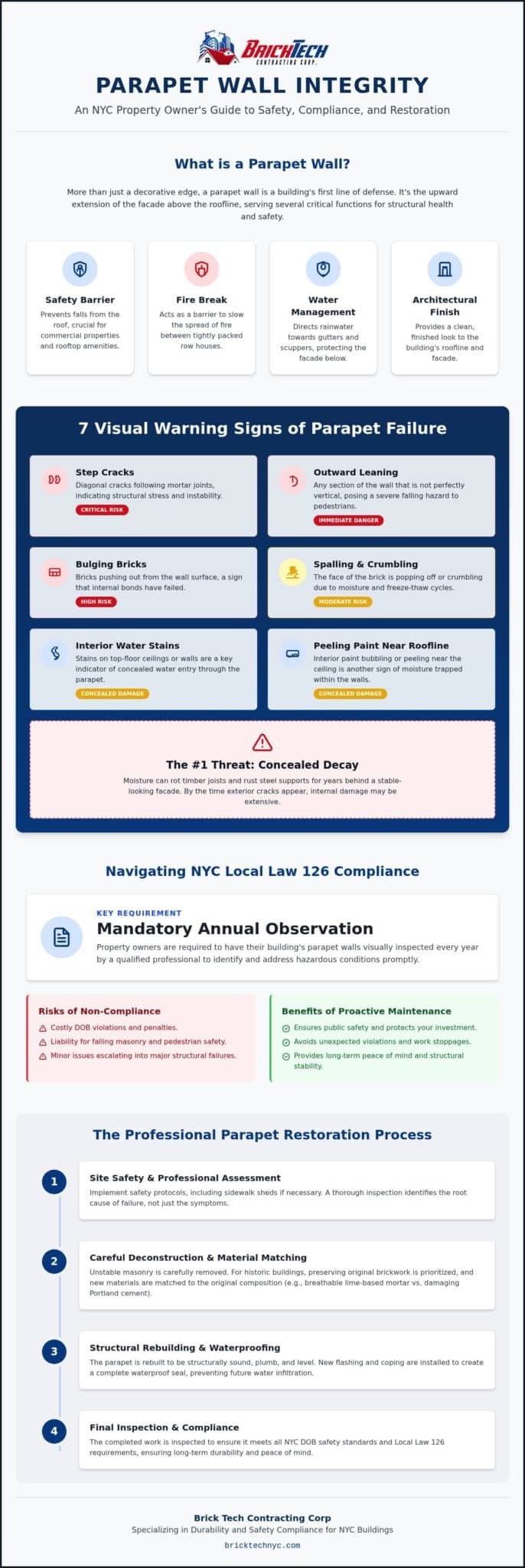 Professional Parapet Wall Repair Brooklyn: A Guide to Safety and Compliance