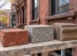 Masonry Samples on an Urban Scaffold